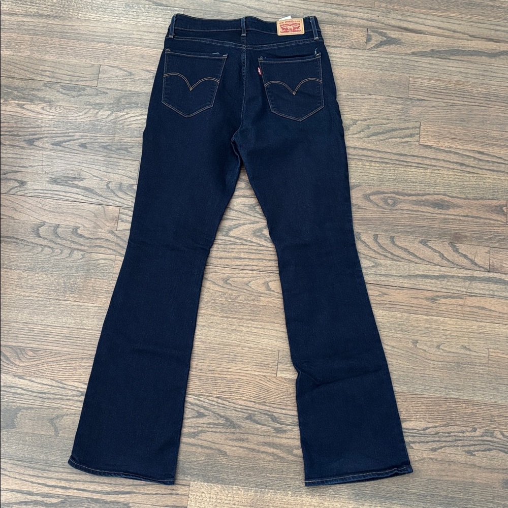 Levi's Women's Dark Blue Boot Cut Jeans - Picture 1 of 13